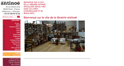 Desktop Screenshot of antinoe.fr